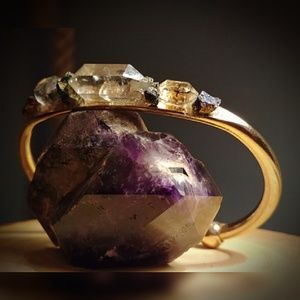 Artisan Wearable Magick Crystal Cuff Bracelet